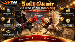 5 điều cần biết khi chơi đá gà tại SV388