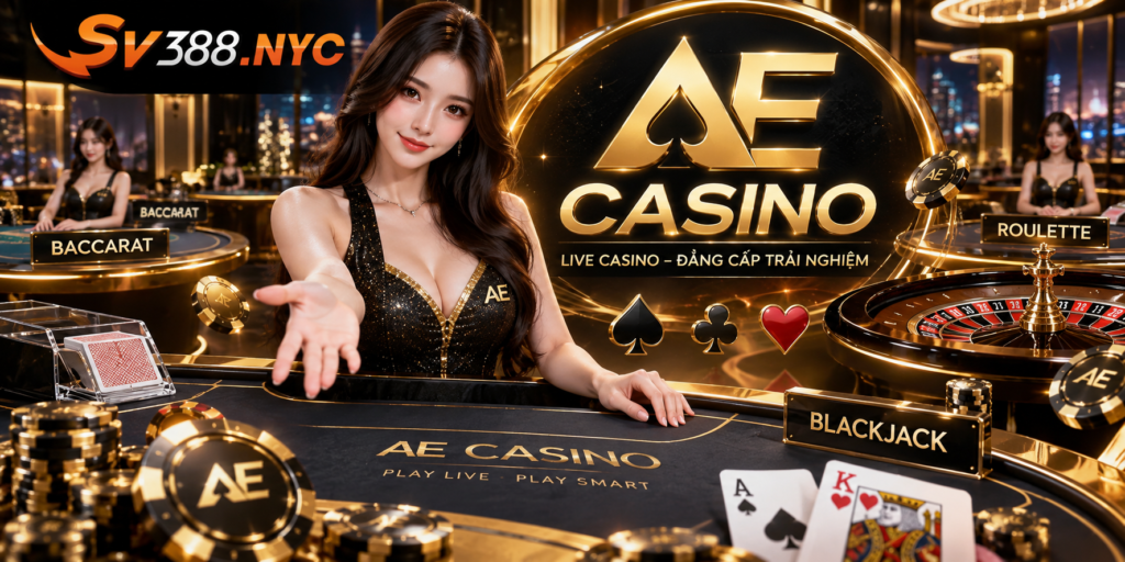 AE Casino SV388 với các trò chơi casino trực tuyến