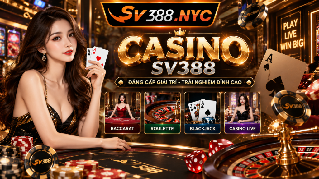 Giao diện sảnh Casino SV388