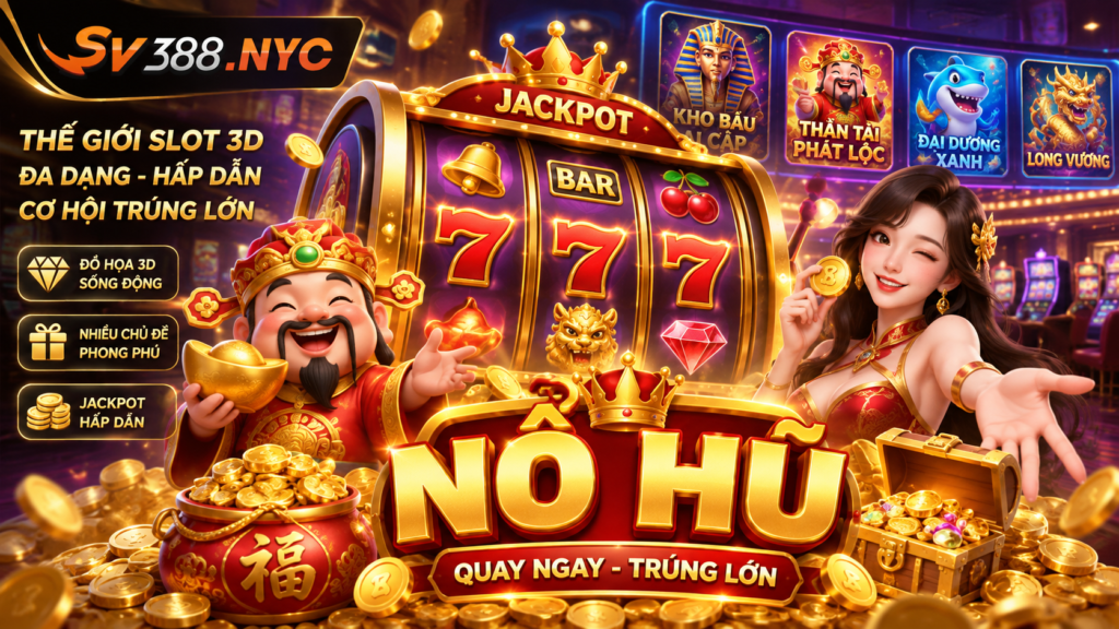 Nổ Hũ SV388 với giao diện game slot 3D