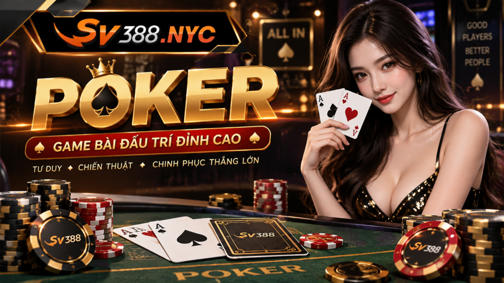 Poker SV388 – Game bài đấu trí hấp dẫn