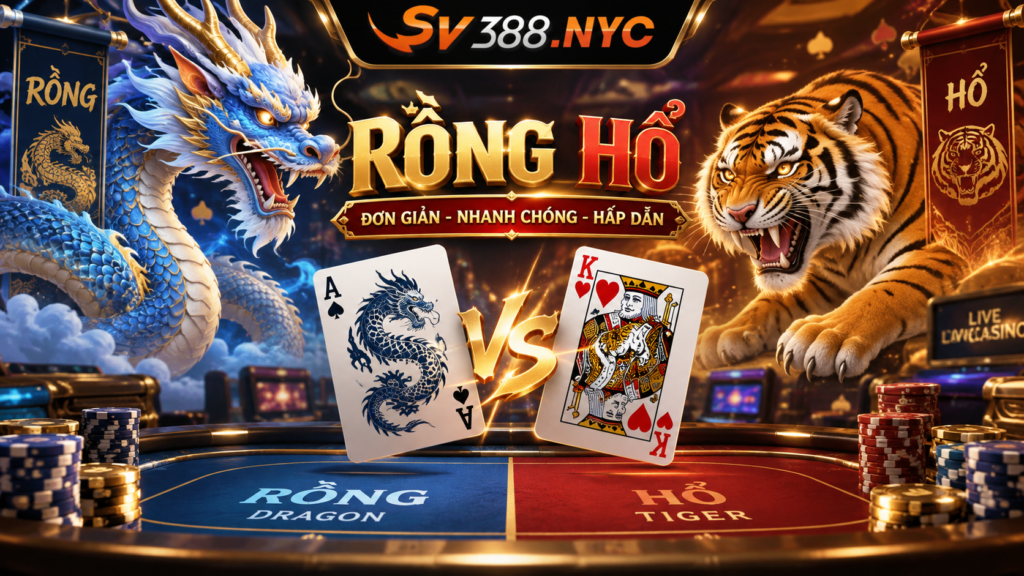Rồng Hổ SV388 với hai cửa Rồng và Hổ