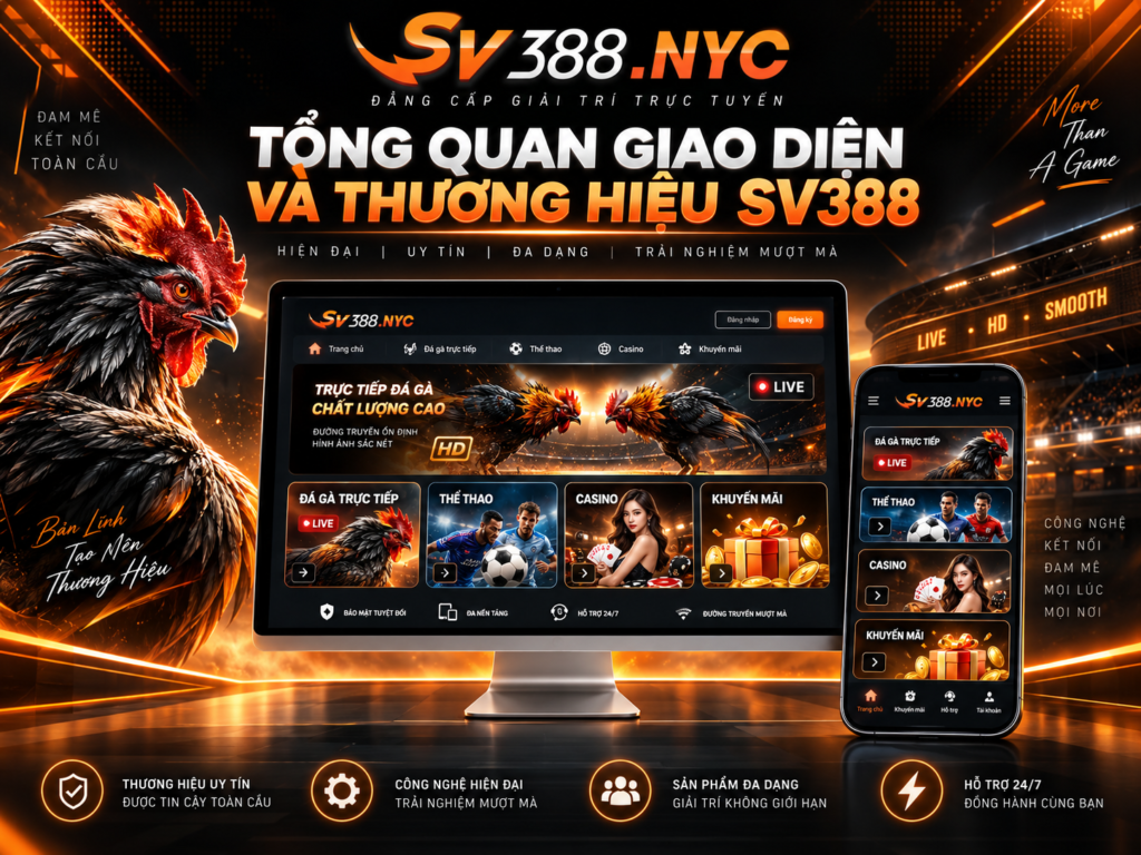Tổng quan giao diện và thương hiệu SV388
